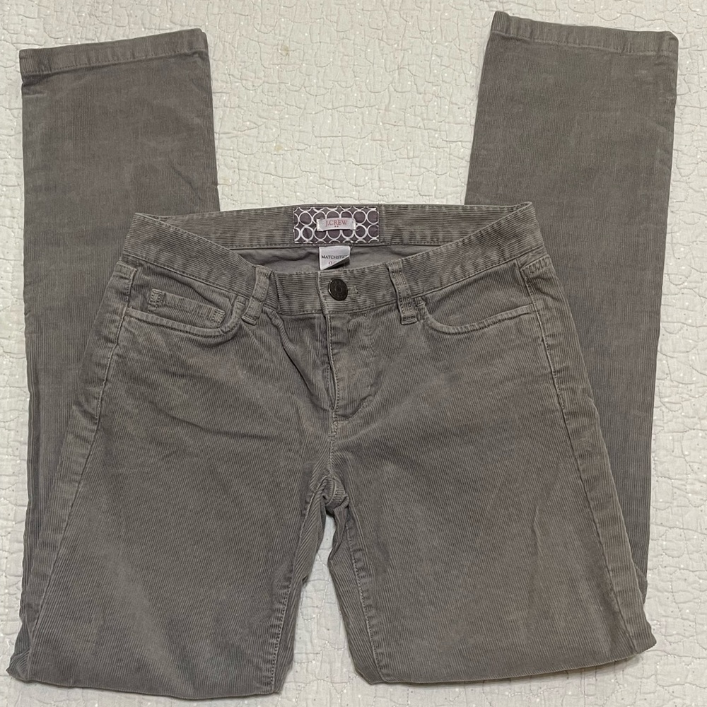 J.Crew women’s matchstick pants 26S grey